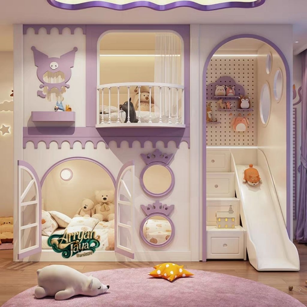 ( NEW ARRIVAL ) TEMPAT TIDUR TINGKAT ANAK KUROMI
