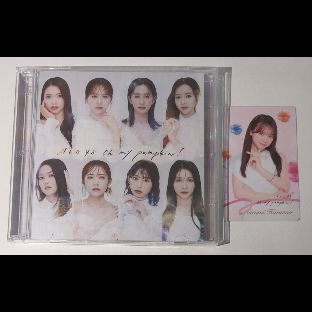 AKB48 oh my pumpkin Unsealed Regular Edition + Photocard Kuranoo Narumi