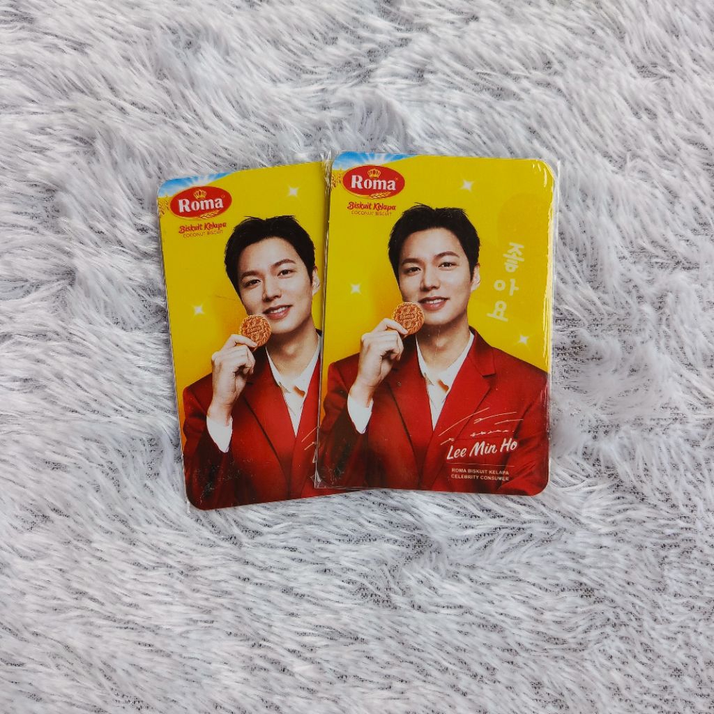 Photocard Lee Min-Ho × Roma Kelapa