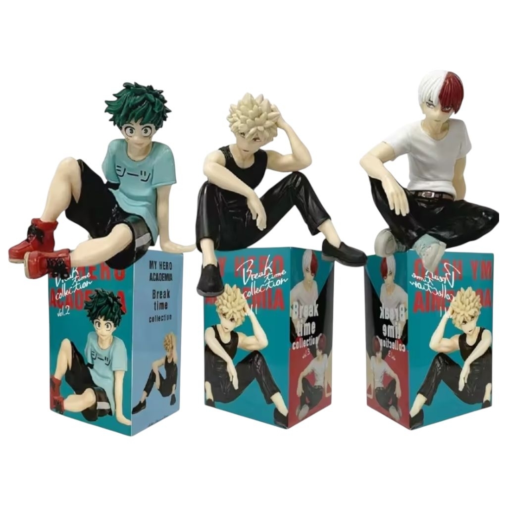 Action Figure Katsuki Bakugo Midoriya Todoroki My Hero Academia Break Time