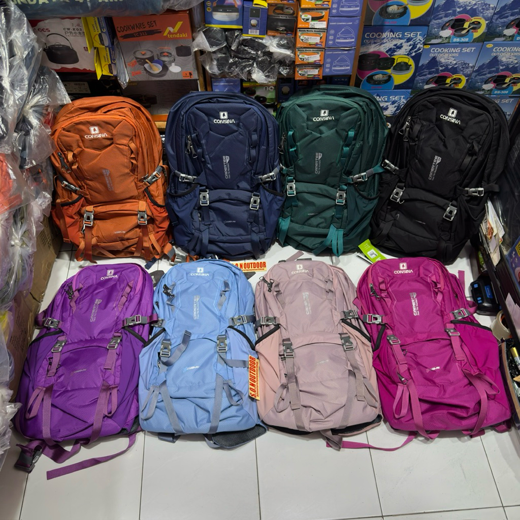 consina capertee 35 l tas gunung 35l liter outdoor camping sekolah pramuka