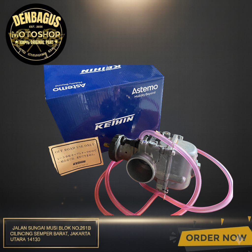 KARBU - KARBURATOR PWK 38 PWK 39 AIR STRIKE KEIHIN HITACHI ASTEMO 100% ORIGINAL