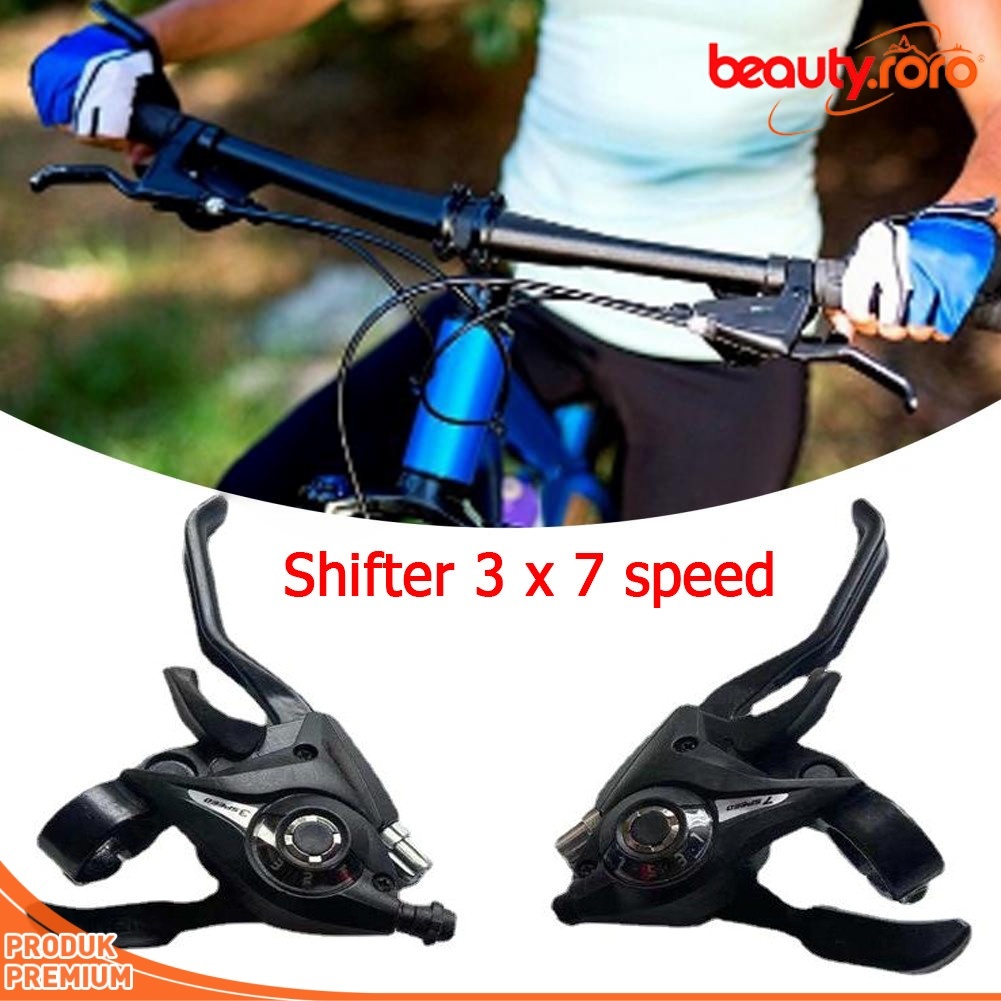 Shimano Speed Shifter Handle Brake Rem Hidrolik Sepeda 3x7 speed