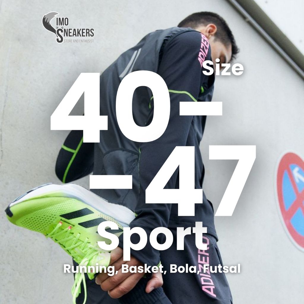 Size 40-47 | Sepatu Olahraga (Running, Basket, Bola, Futsal) Second Original