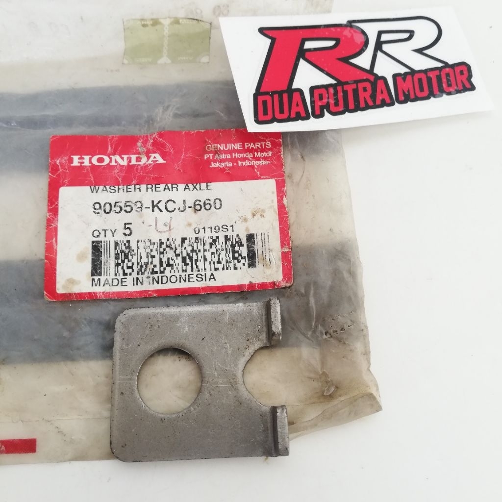 plat ring stelan setelan as roda belakang original ori honda tiger 2000 tilam tilas lama old tirev t