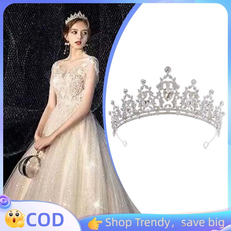 Mahkota Besar Mahkota Ratu Mahkota Zircon Pengantin Mahkota Tiara