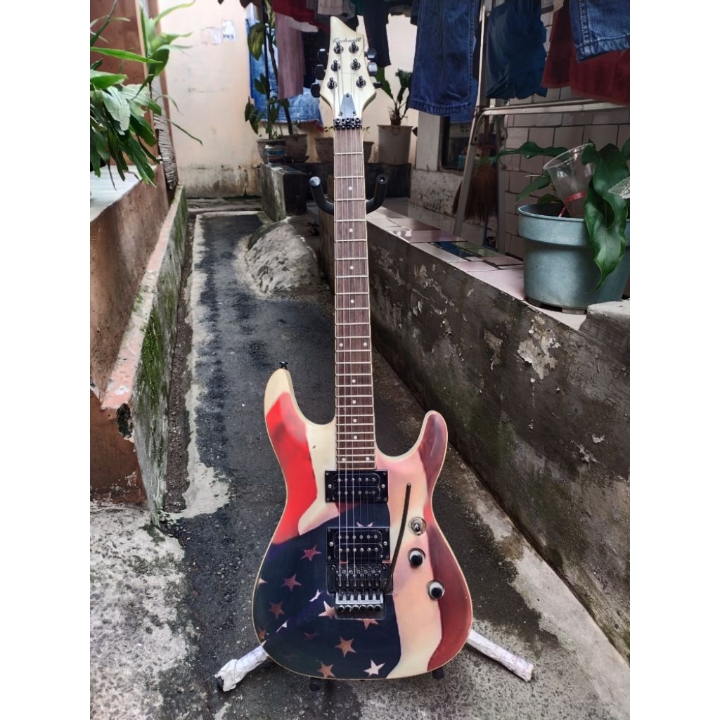 GITAR ROCKWELL ORIGINAL MII MADE IN INDONESIA (LANGKA) Gitar Elektrik listrik Melodi Up Down