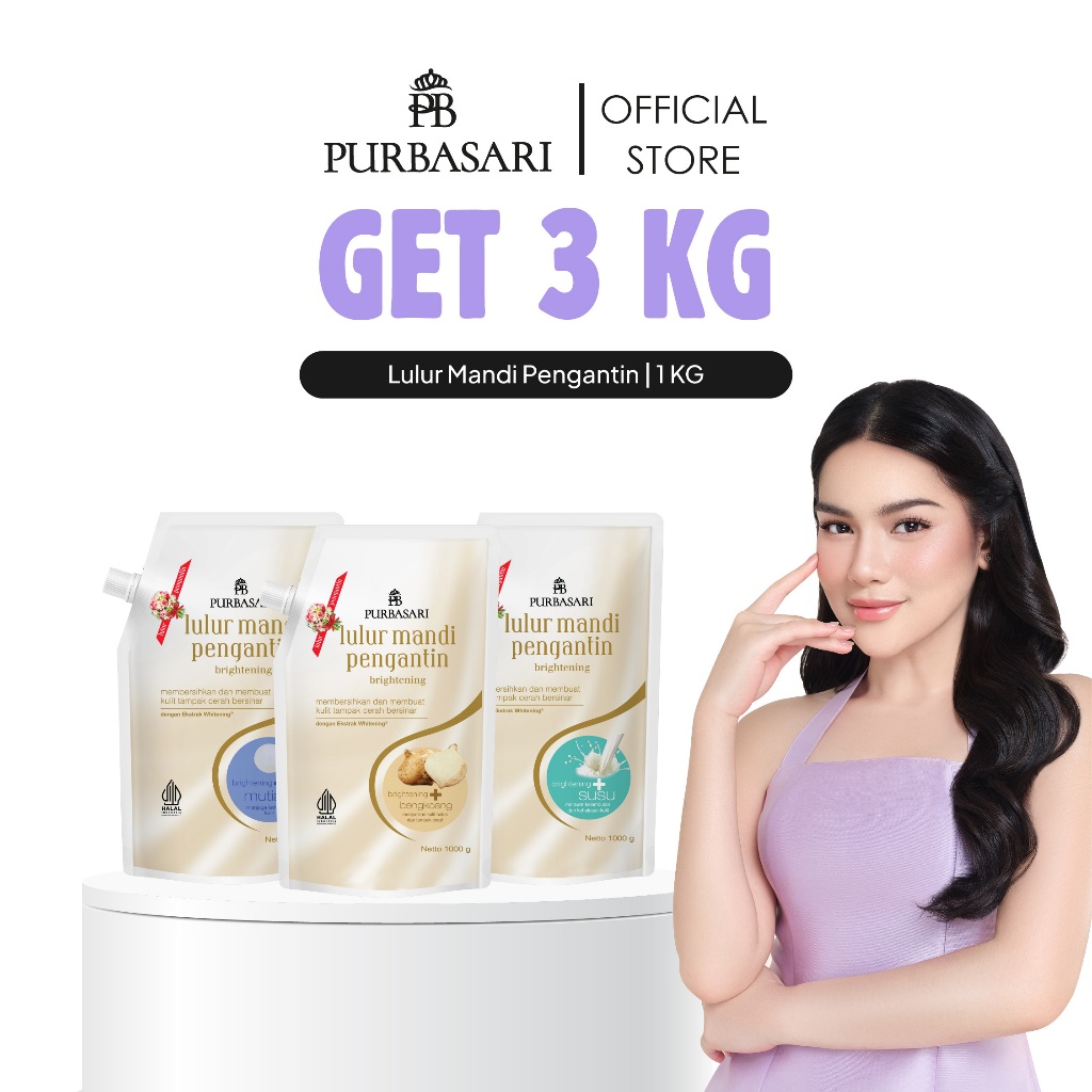 [GET 3 KG] Lulur Mandi Pengantin 1 Kg