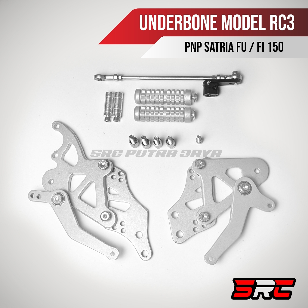 Underbone Footstep Model RC3 Satria Fu / Fi 150 Footstep Underbone RC3 V3 Suzuki Satria