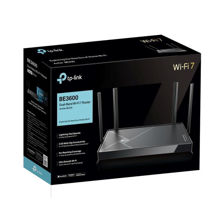 TP-Link Archer BE230 BE3600 Dual-Band Wi-Fi 7 Router BE 230 BE 3600