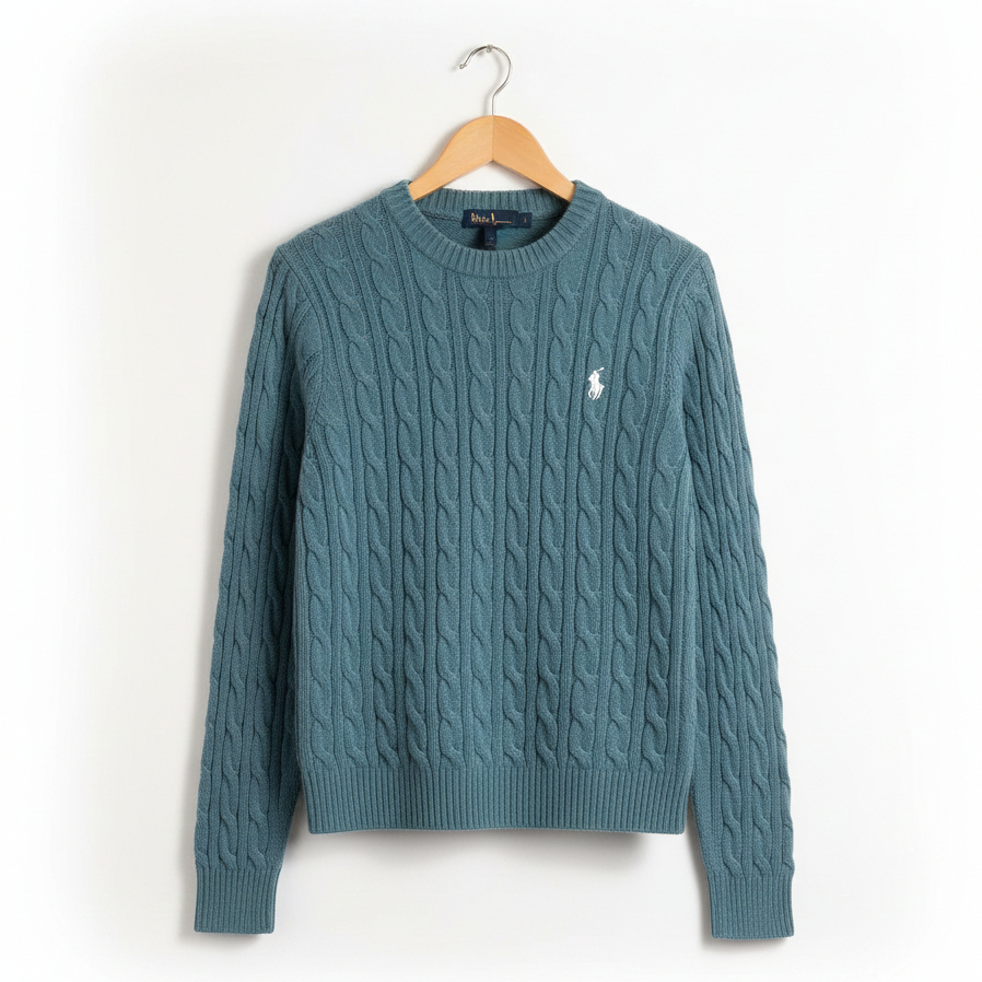 Sweater Polos Wanita Rajut Bordir Premium Warna Mint/Hitam/Abu/Abu Tua/Putih/Hijau/Navy