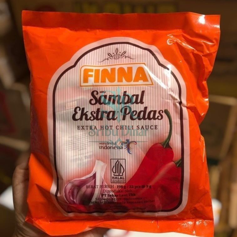 FINNA SAMBAL EXTRA PEDAS & FINNA SAUS TOMAT