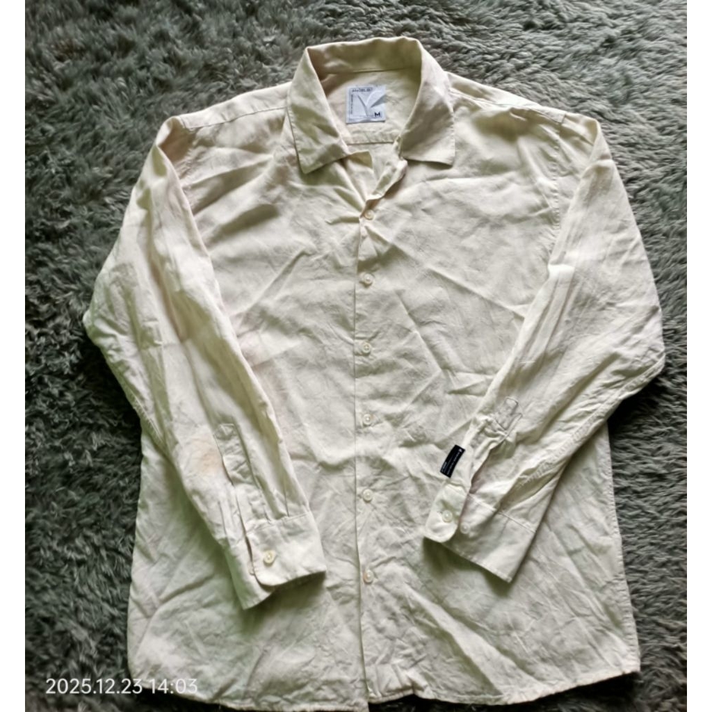 kemeja cewek lengan panjang second brand ANOBLIR bahan adem