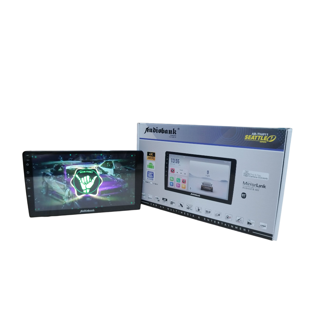 AUDIOBANK 9inch SEATLE AB-TV6911 Head Unit Android Audiobank Seattle 9 Inch – 2/32GB | Full HD, Blue