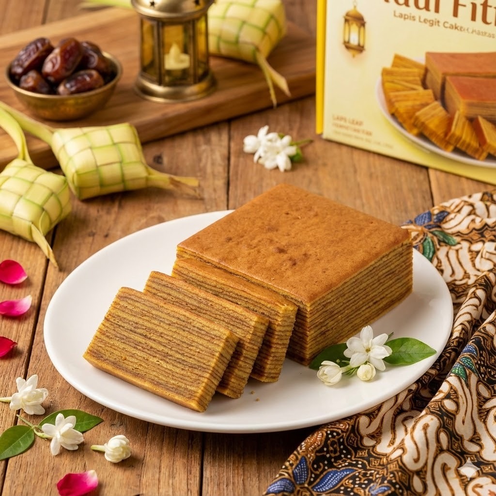 Morisca Kue Lapis Legit rasa Original / Srikaya 1100 gram