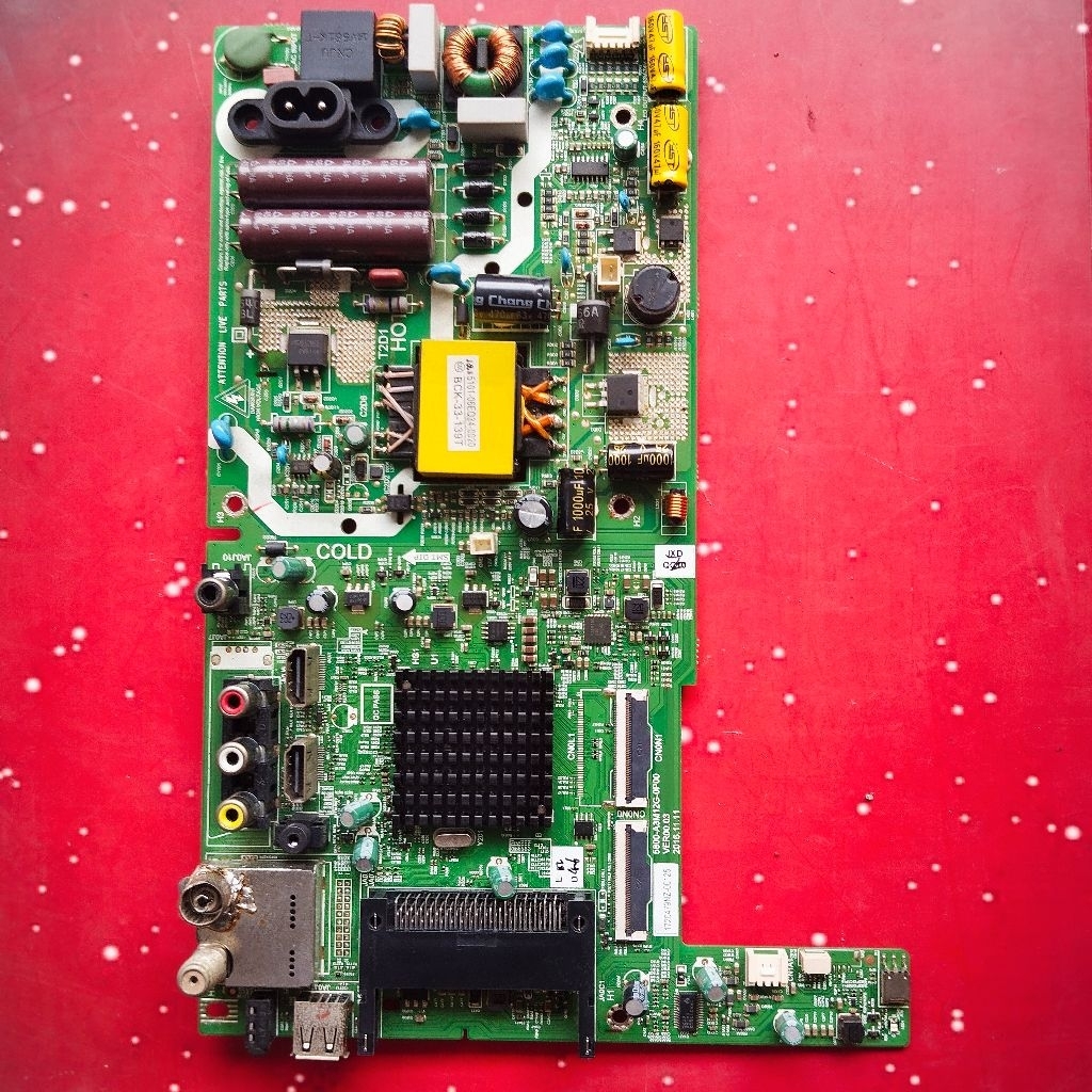 Mainboard ori mobo mb tv COOCAA 43E2A22G normal