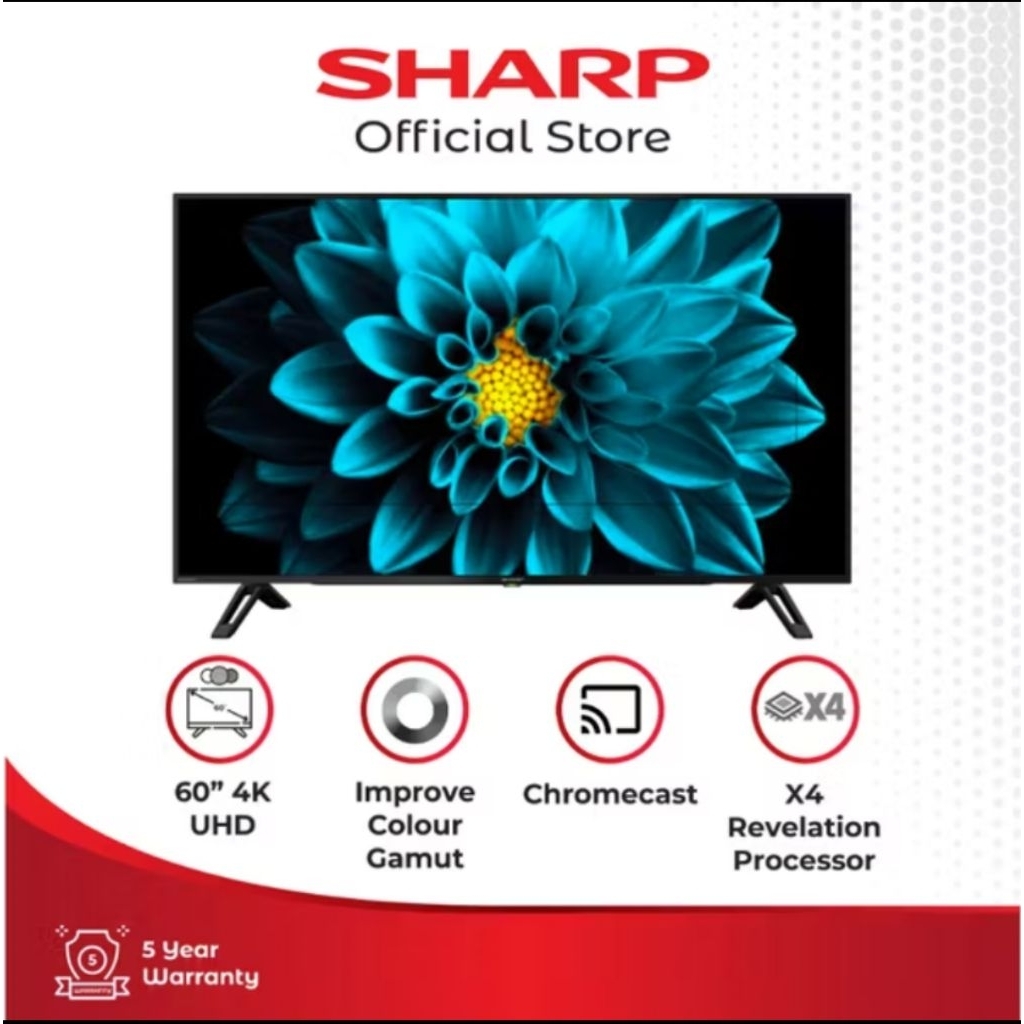 SHARP 4T-C60DK1X - TV 60 INCH