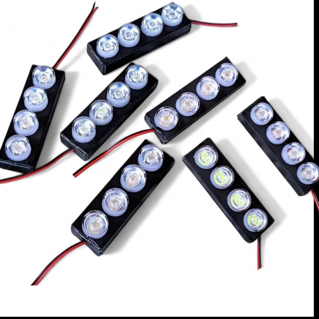 Lampu bak depan  atau lampu rotator led 4 mata super terang lampu bak depan mobil truk