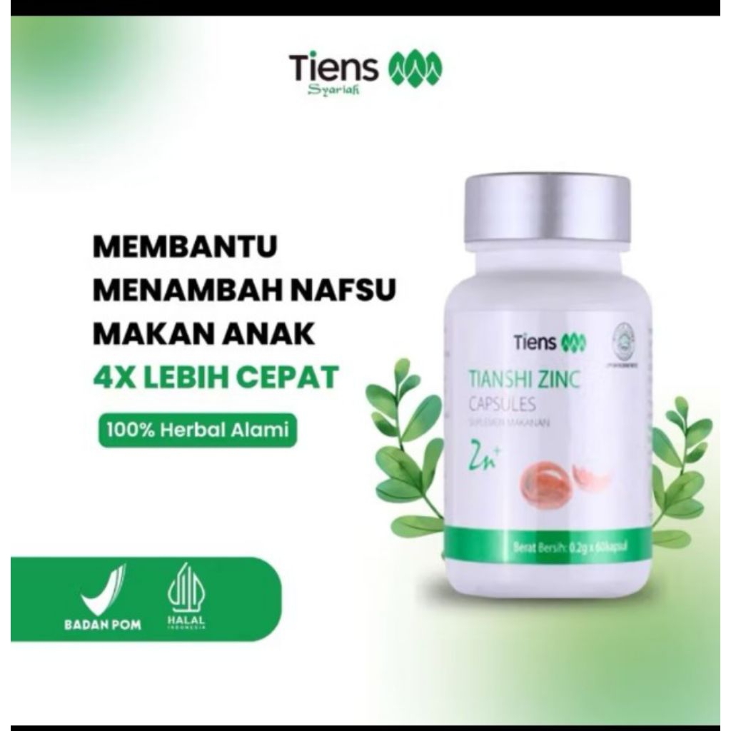 GARANSI UANG KEMBALI JIKA PRODUK TIDAK EFEKTIF PENGGEMUK BADAN ZINC TIENS ANAK DEWASA TIANSHI HERBAL