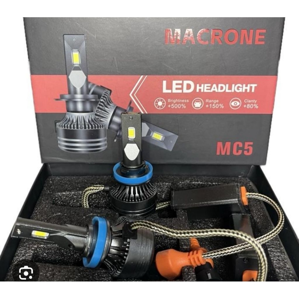 LAMPU LED MACRONE MC5 H11 6000K