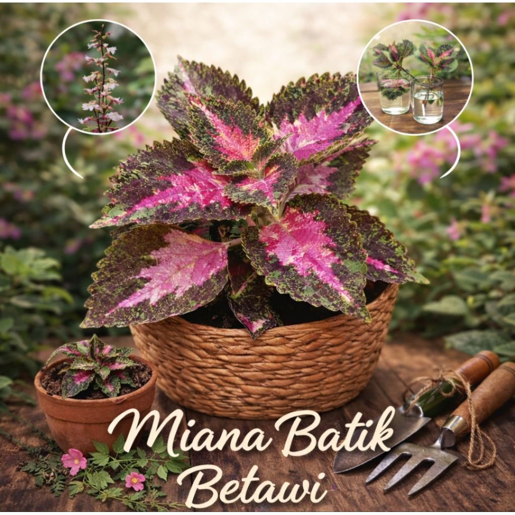 Tanaman hias miana batik Betawi Tanaman miana