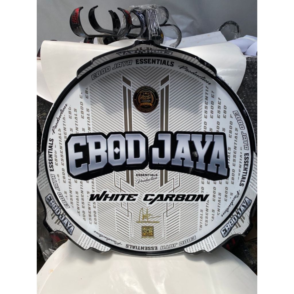 Ebod Jaya Essentials Tebok Murai No. 2 PVC Decal White Carbon