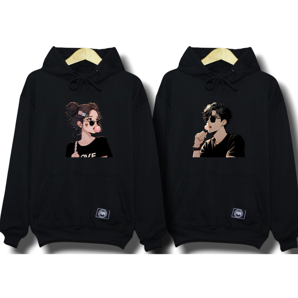 ZEYYA sweater couple pasangan / sweater couple pasangan 2 pcs hoodie couple / jaket couple pasangan 