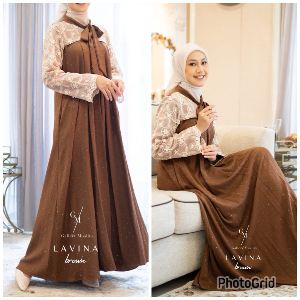LAVINA DRESS GALERY MUSLIM MEWAH tabur swaroski mewah