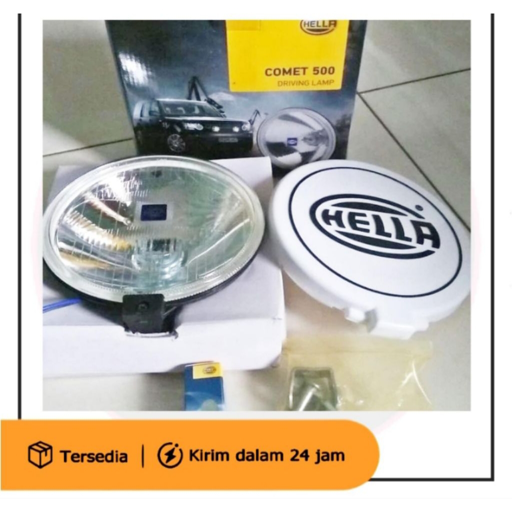 Lampu Tembak Mobil Hella Comet 500 Warna Putih 1Pcs
