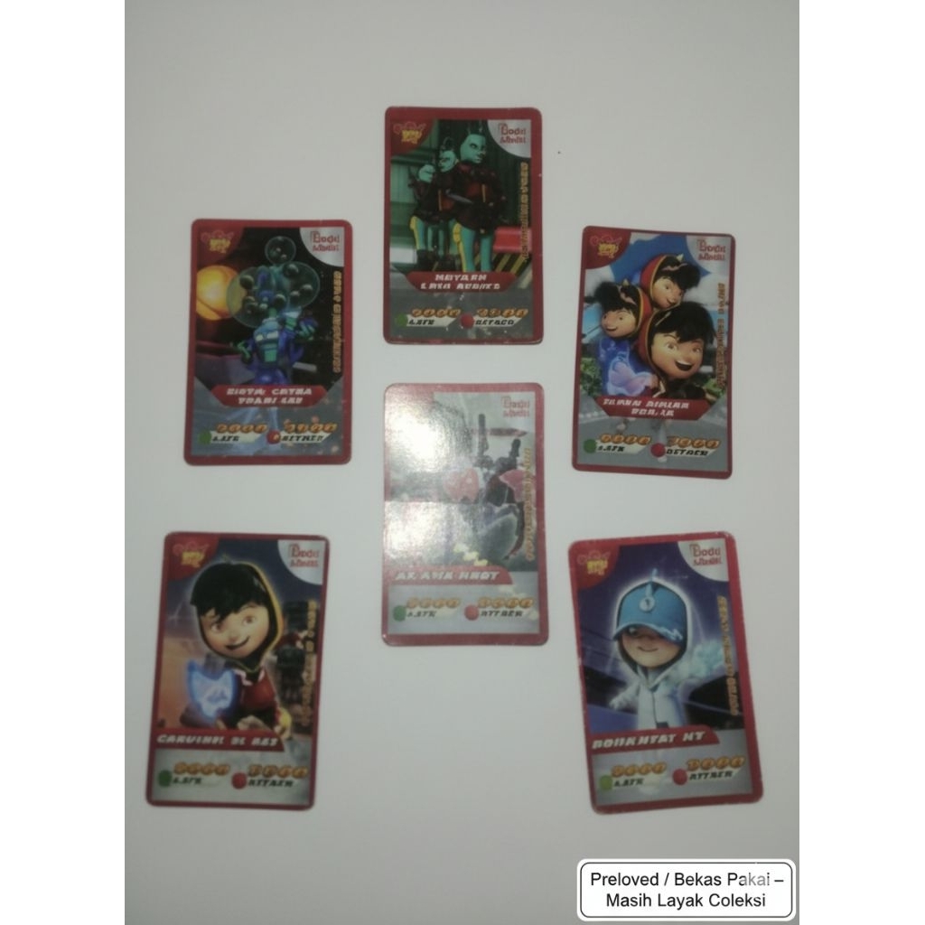 Kartu Choki Choki Boboiboy AR