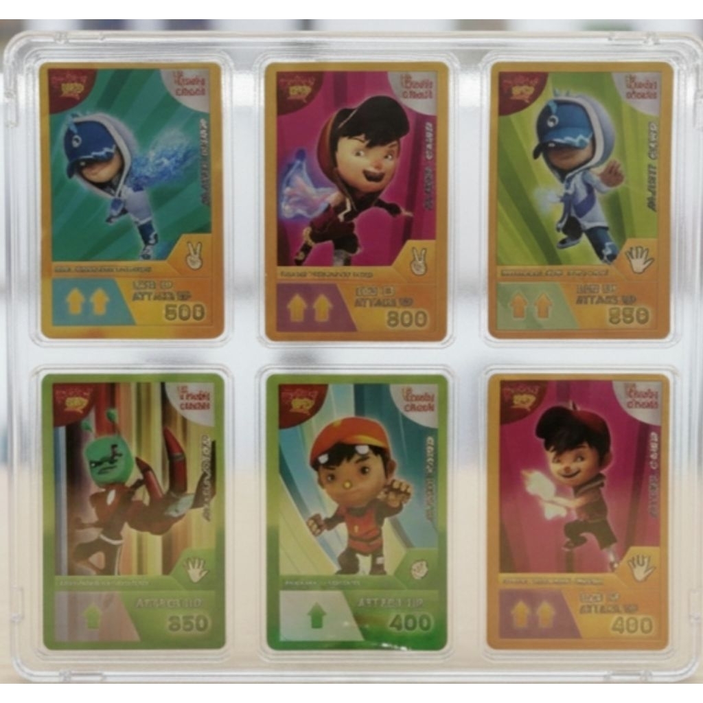 Kartu Choki Choki Boboiboy AR Level UP