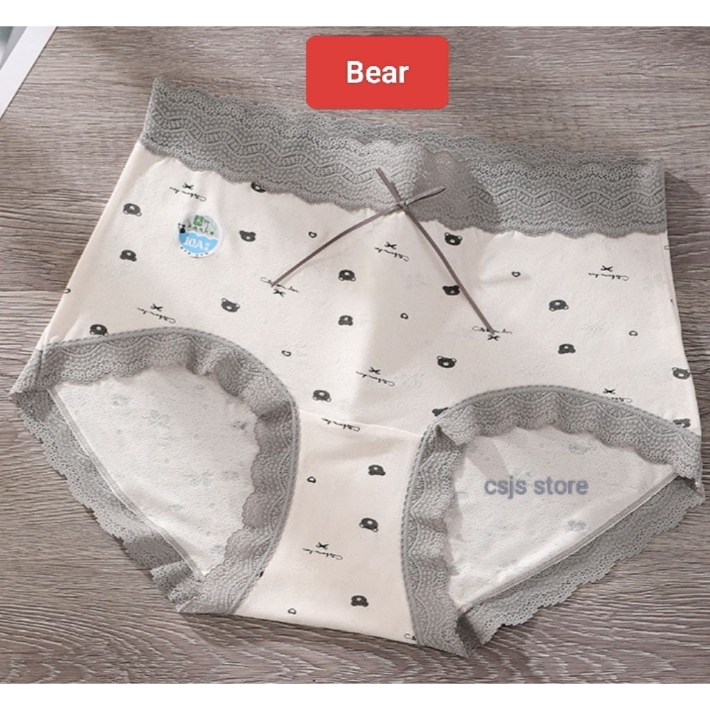 celana dalam wanita 70 kg - 120 kg highwaist pinggang tinggi satin sutra anti bakteri super jumbo cd