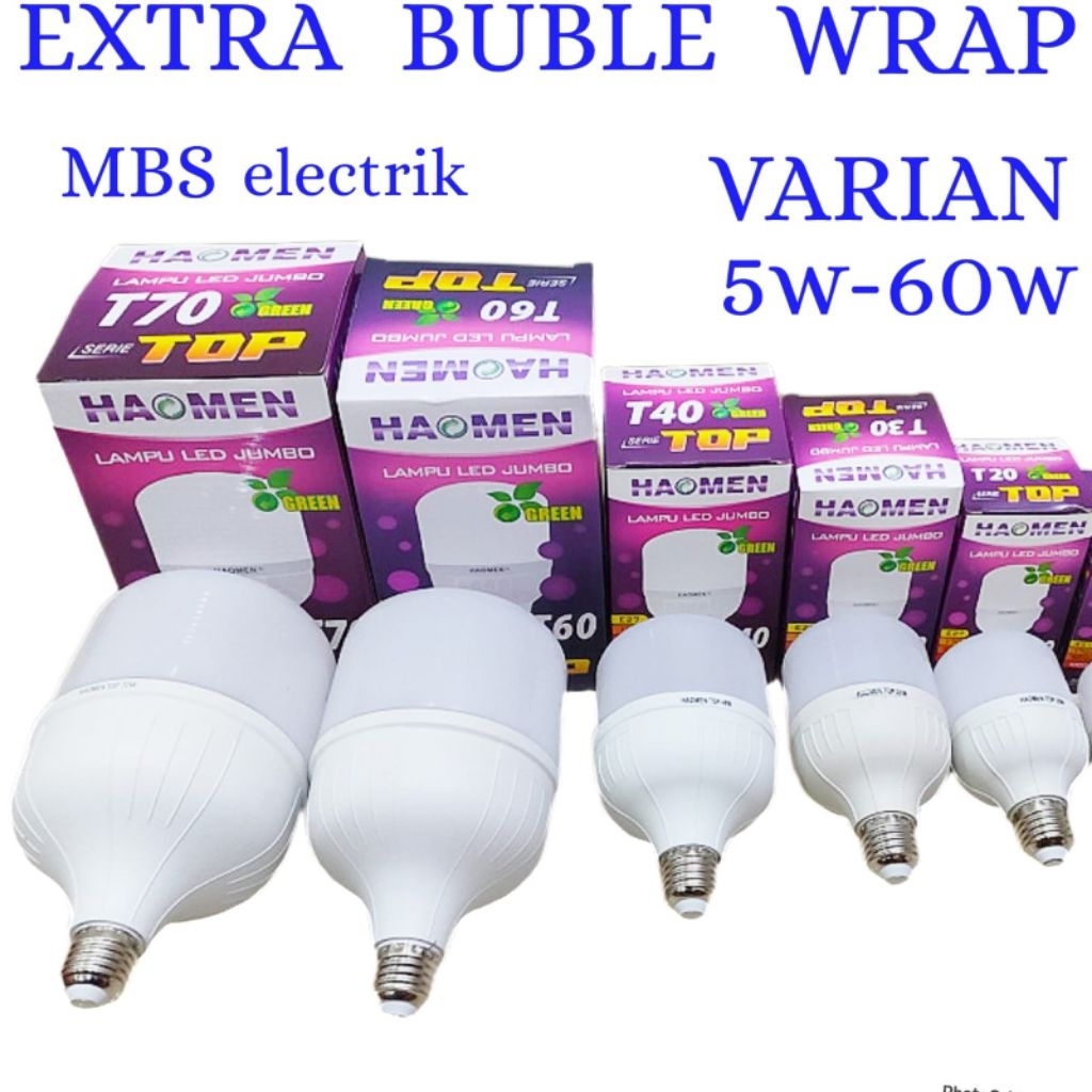 BOHLAM LED / LAMPU LED MURAH HAOMEN 5W-60W