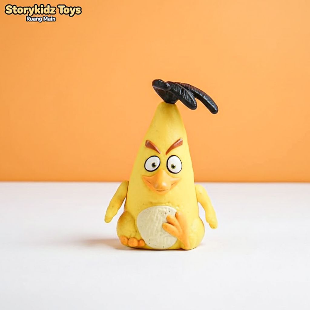 Figure Angry Birds Chuck Yellow Bird Kuning Mainan Anak