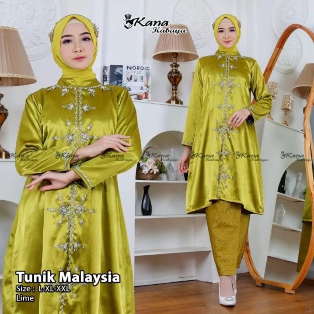 cod tunik kurung malaysia baju kurung muslimah tunik payet malaysia baju kurung kondangan melayu baj