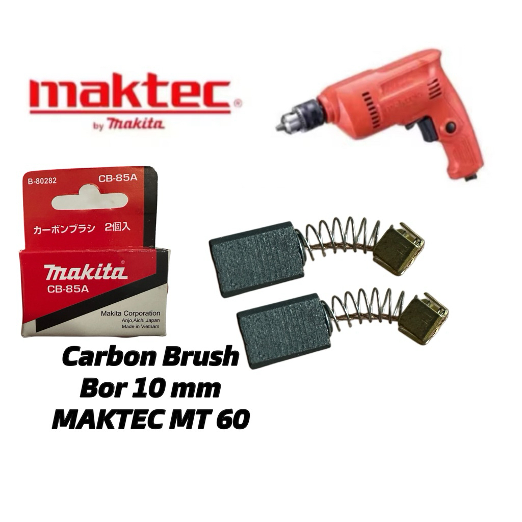 Carbon brush Bor 10 mm MAKTEC MT 60 cb kull areng bostel bor listrik maktec mt60 cb 85a