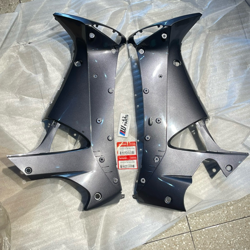 COVER SAYAP DALAM BODY DEPAN KANAN KIRI SUPRA X 125 X125 OLD LAMA ABU ABU ORIGINAL AHM 64400 64450 K