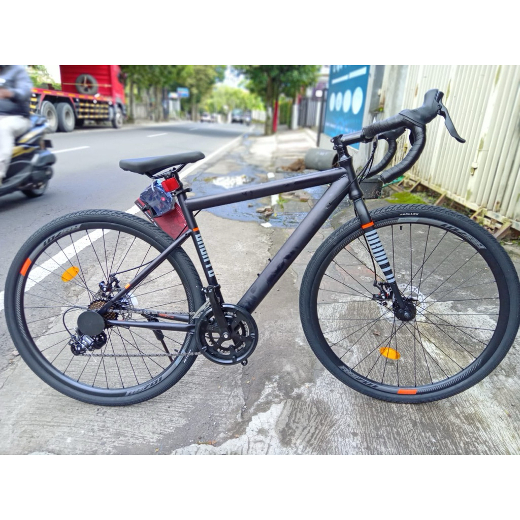 Sepeda GRAVEL 700c ELEMENT POLICE TORONTO 2 x 8 TERBARU Gravel Bike
