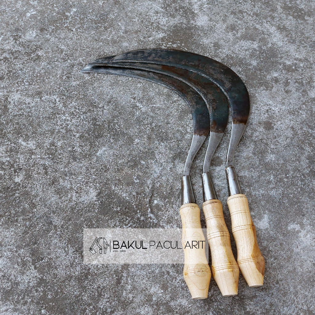 ARIT GERGAJI KHUSUS PANEN PADI TANPA ASAH SIAP PAKAI BAHAN BAJA ISEN