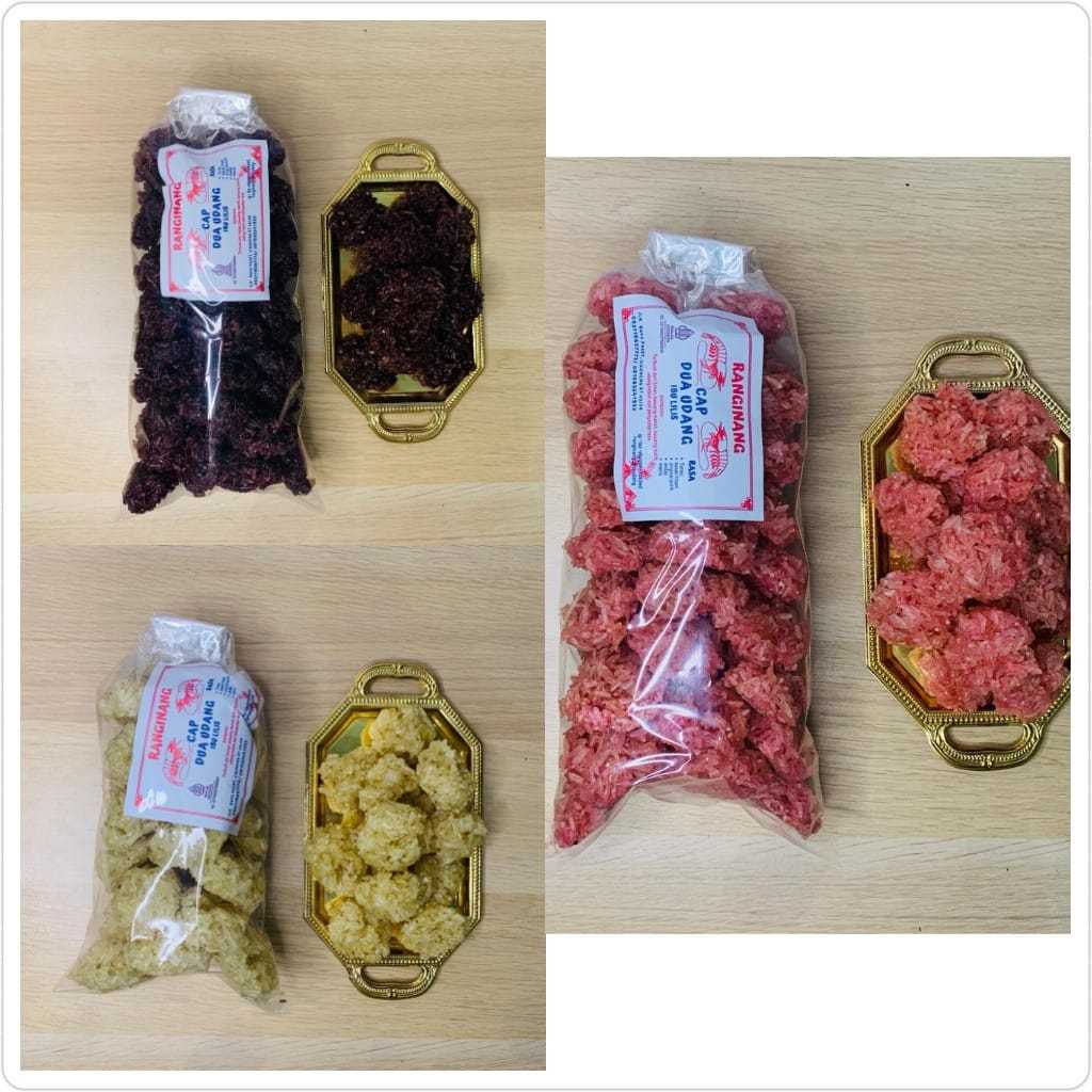 Ranginang/Rengginang gendul Mentah Ketan Asli Cap Dua Udang Ciparay Bandung