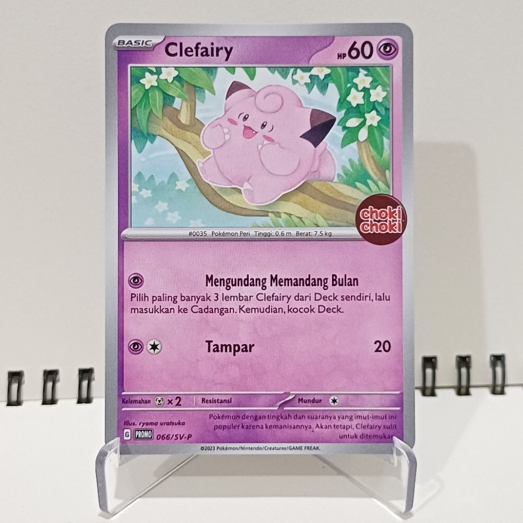 Clefairy Choki - Choki - Kartu Pokemon TCG Indonesia - Scarlet & Violet Promo | 066/SV-P | Choki - C
