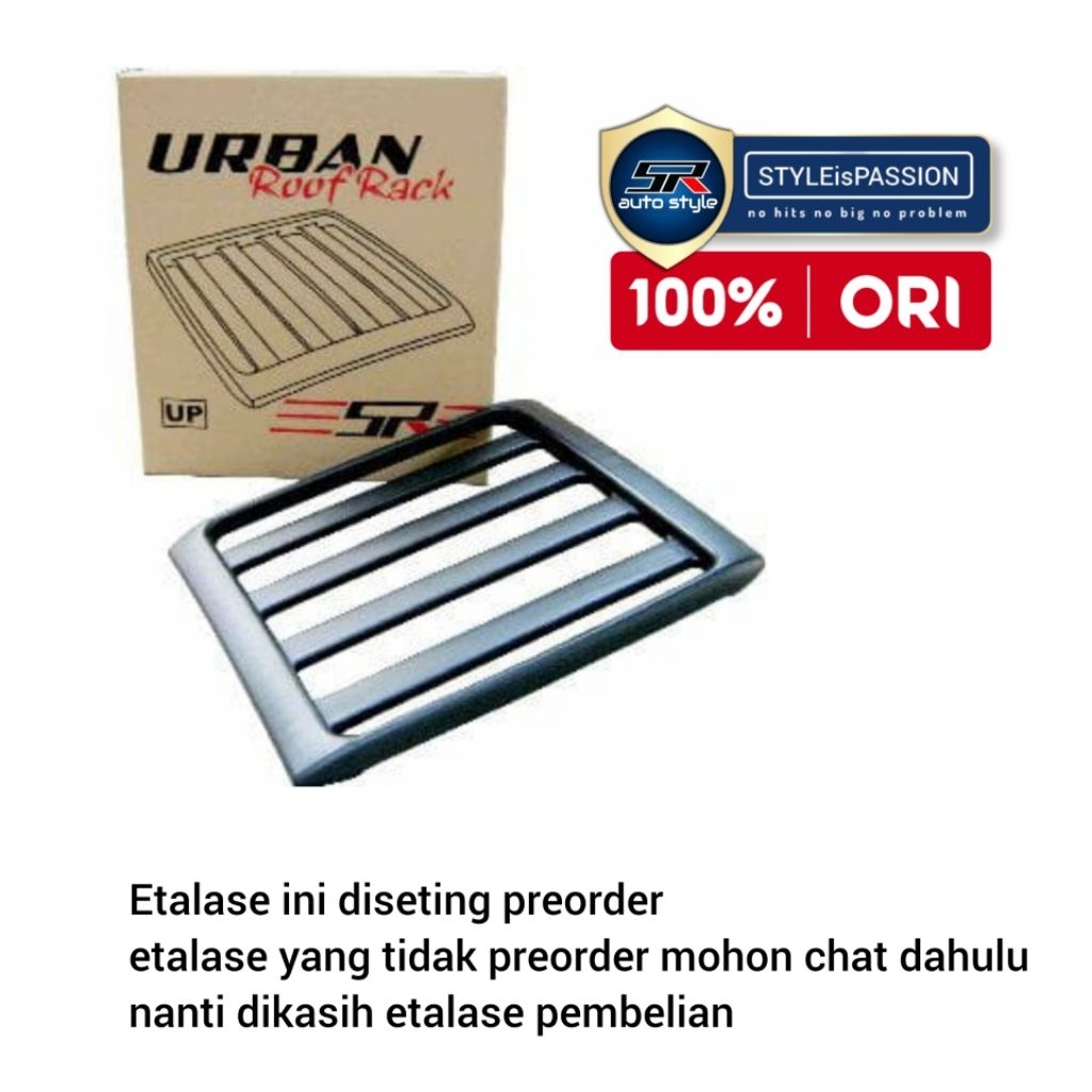 Roofrack Urban SR Rhiino Rack Mobil Universal Xl7 Cretta Byd Chery Picanto Kijang Calya Agya Yaris C