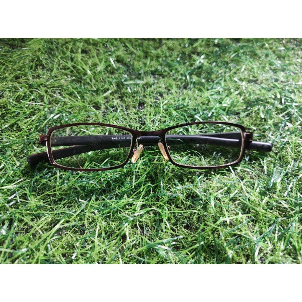 Kacamata Frame Tag Heuer TAG 7144 Second Kondisi Siap Pakai