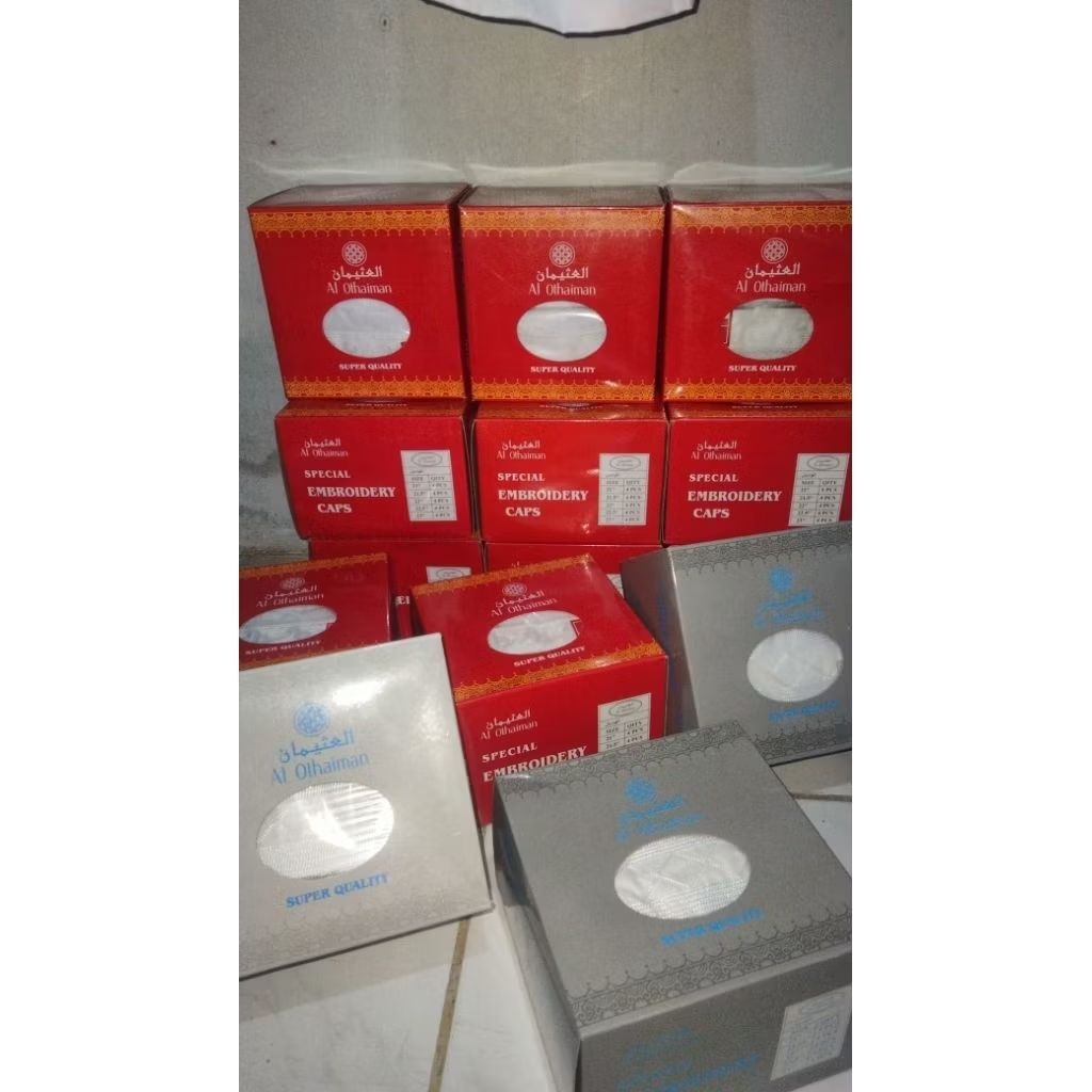 Peci ikaf Madinah  / Peci Tarim /Peci import Original/ peci hajir / peci Al Othaiman ori / peci Usma