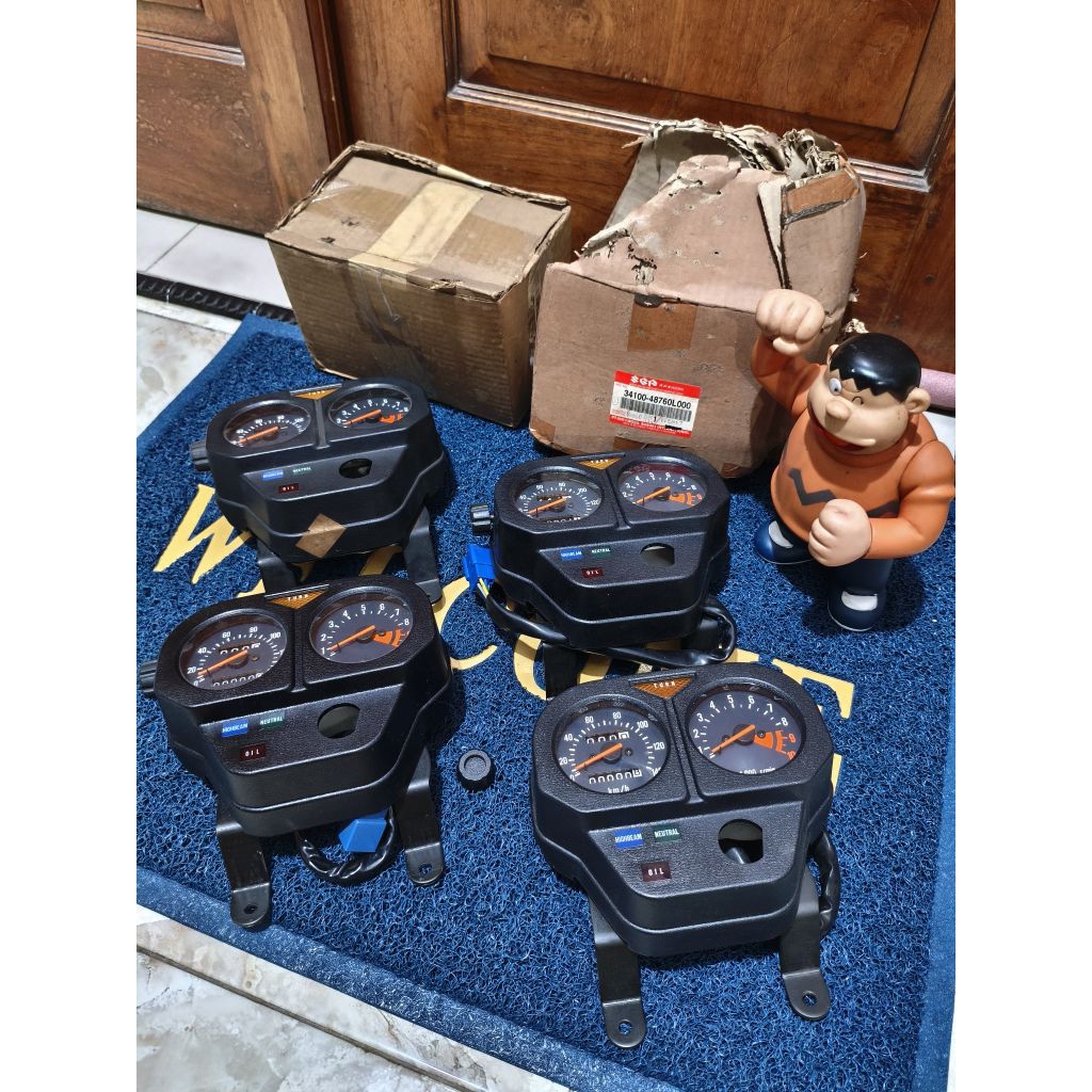 Speedometer Speedo Spido Paket Bundling Speedometer Suzuki TS125 Original NOS