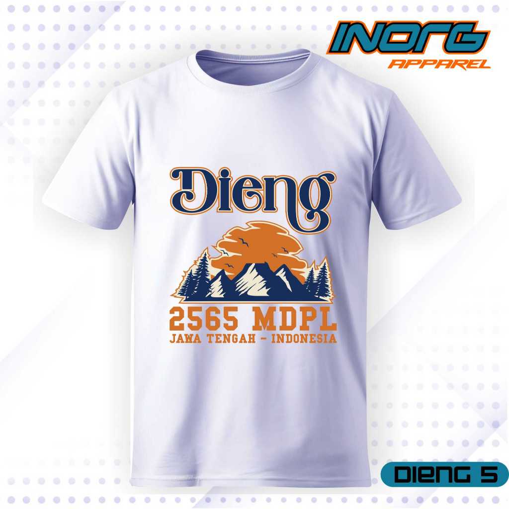 Kaos oleh oleh dieng banjarnegara tshirt oleholeh gunung dieng 2565 MDPL wonosobo baju oleh-oleh sou