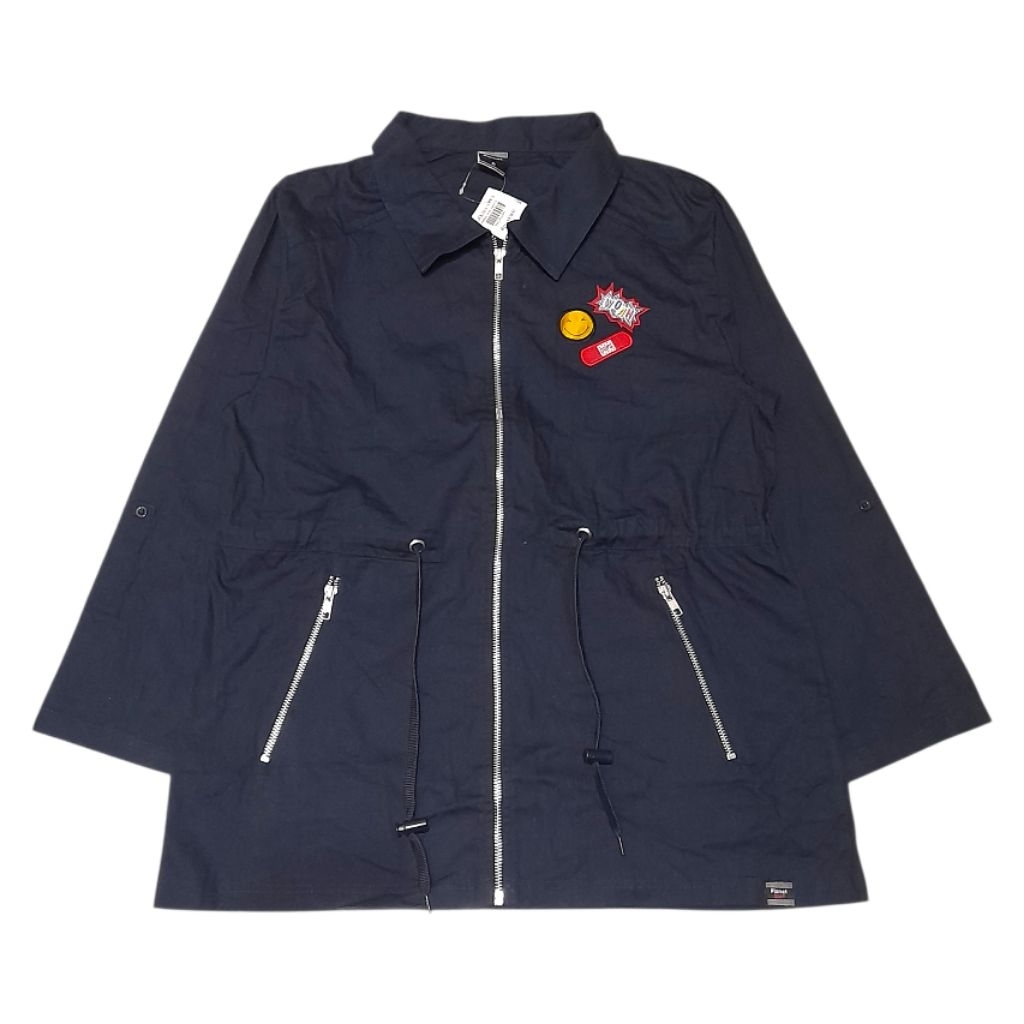 Jaket Planet Surf Original Parka Navy Girls