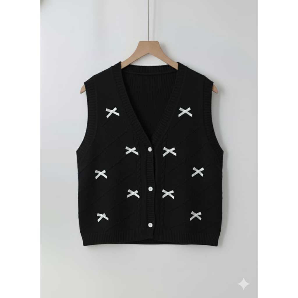 Rompi Wanita Korean Style YL Outer KODE #1671 Bahan Rajut Size M L XL XXL XXXL LD 100-130 CM Vest Ra
