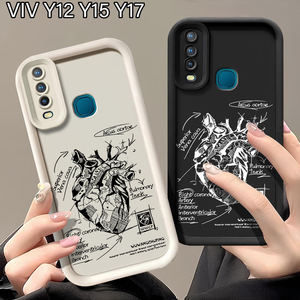 Softcase Rubber Vivo Y12 Y15 Y17 - Sarung Hp Vivo Y12 Y15 Y17 Y12i - Case Hp Vivo Y12 Y15 Y17 Y12i -
