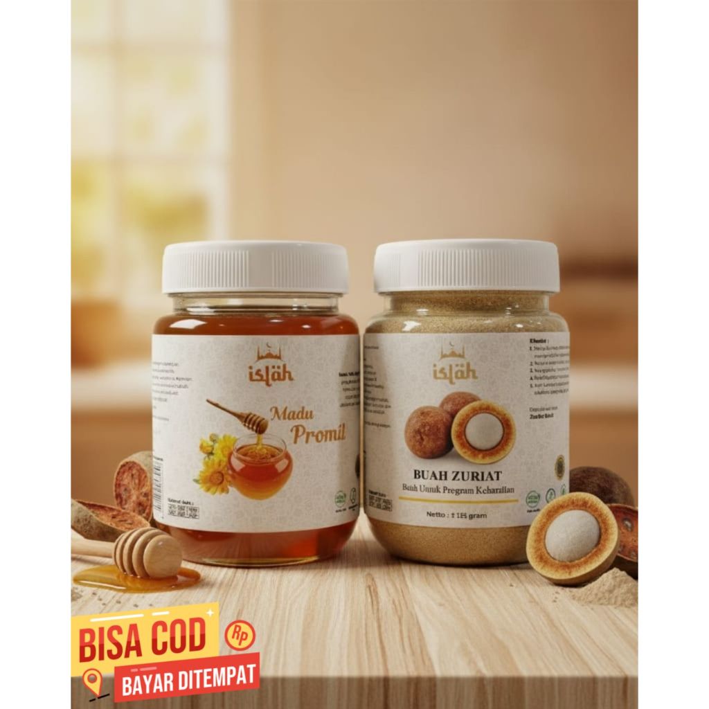 Paket Promil Serbuk Zuriat Islah Serbuk Zuriat Untuk Promil dan Madu Zuriat Promil[COD]